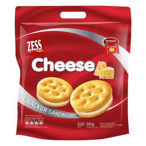 Zess Cheese Cracker sandwiches 340gm