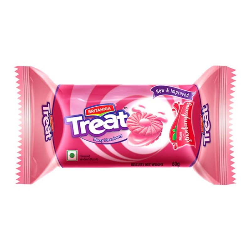 Britannia Treat Srawberry Biscuits