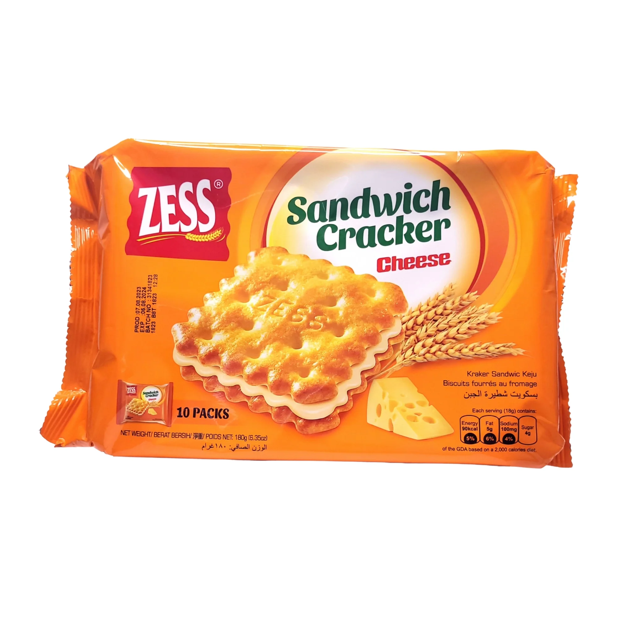 Zess Cheese Sandwich Cracker 90gm