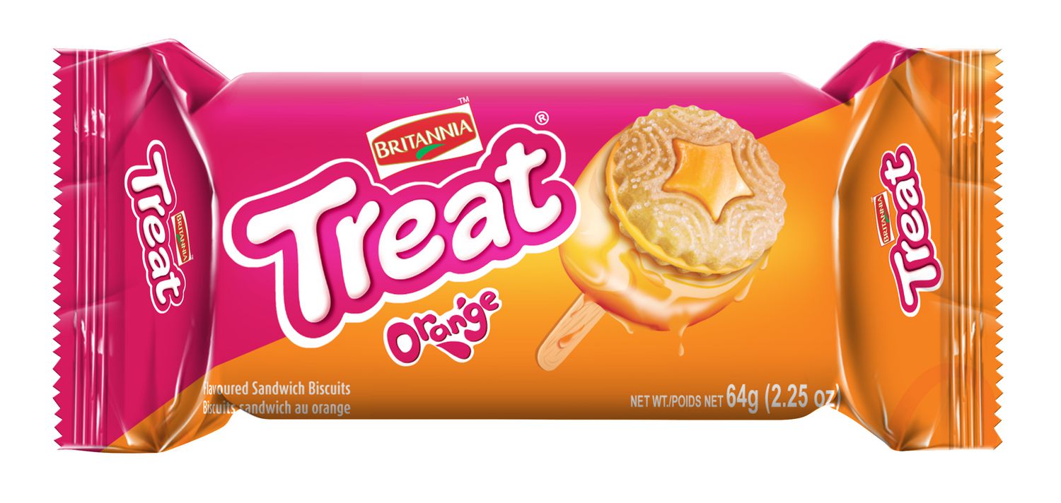 Britannia Treat Orange Biscuits