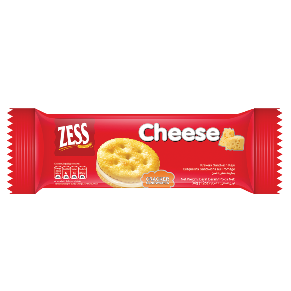 Zess Cheese Cracker sandwiches 34gm