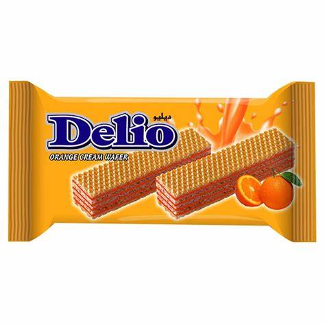 Delio Orange Cream Wafer 16gm * 24gm