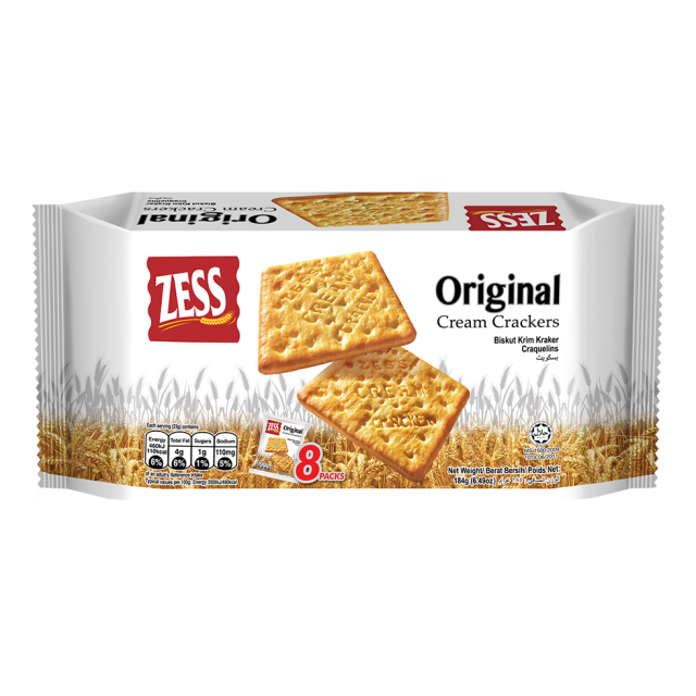 Zess Original Cream Crackers 23gm * 8pkt