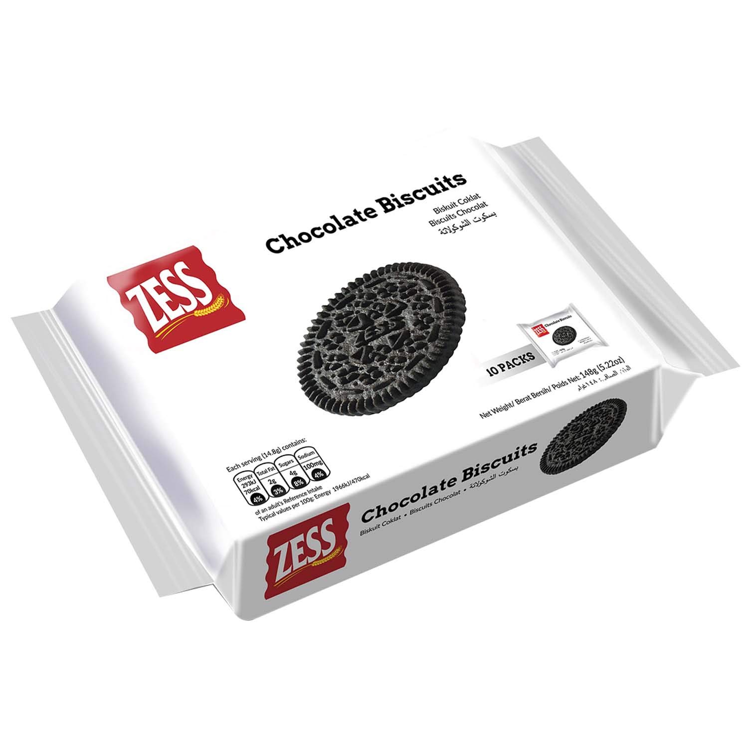 Zess Choclate Biscuits 148gm