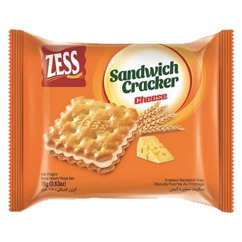 Zess Cheese Sandwich Cracker 18gm