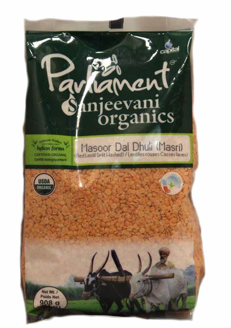 Organics Masoor Dal Dhuli 1Kg