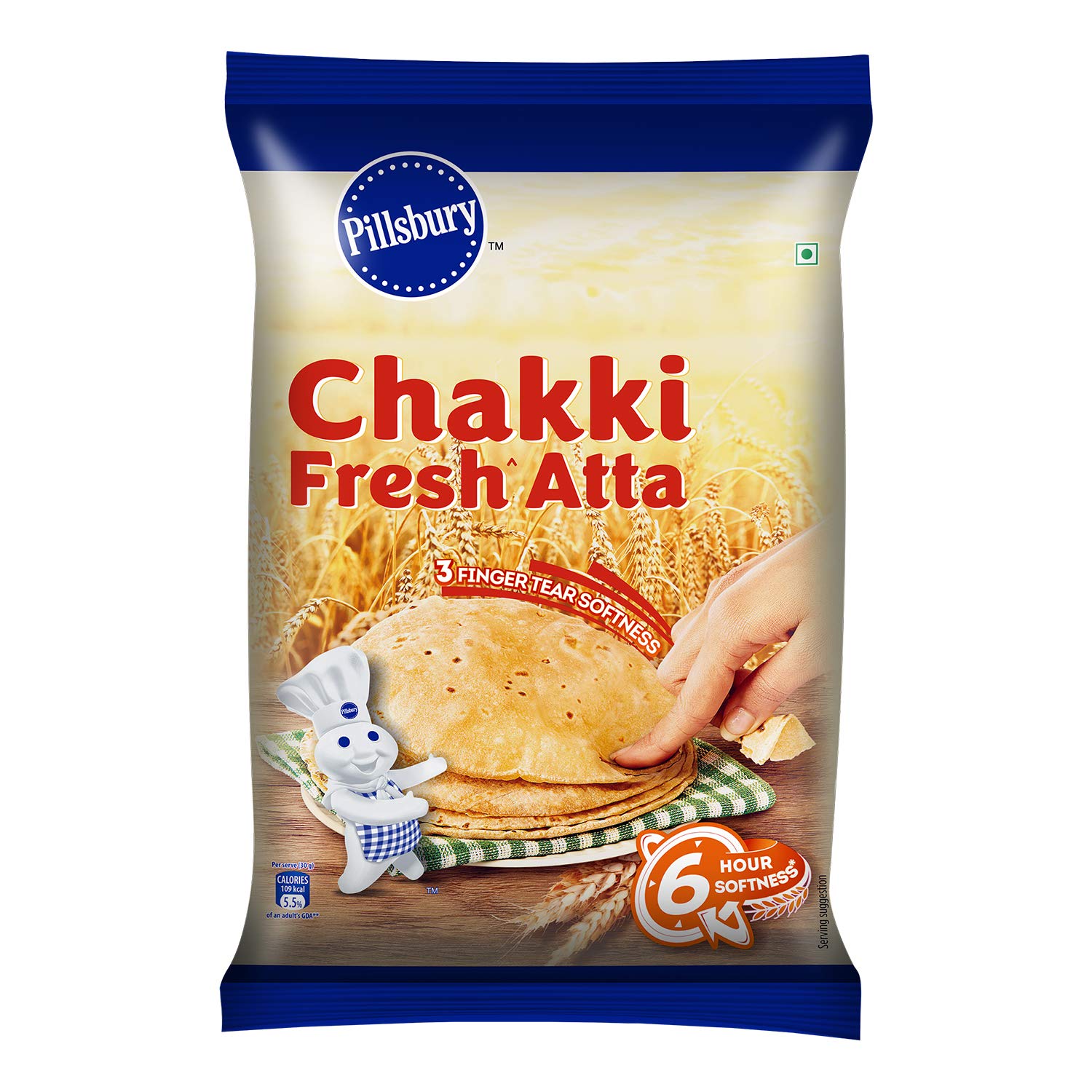 Pillsbury Chakki Atta Whole Wheat Flour (5Kg)