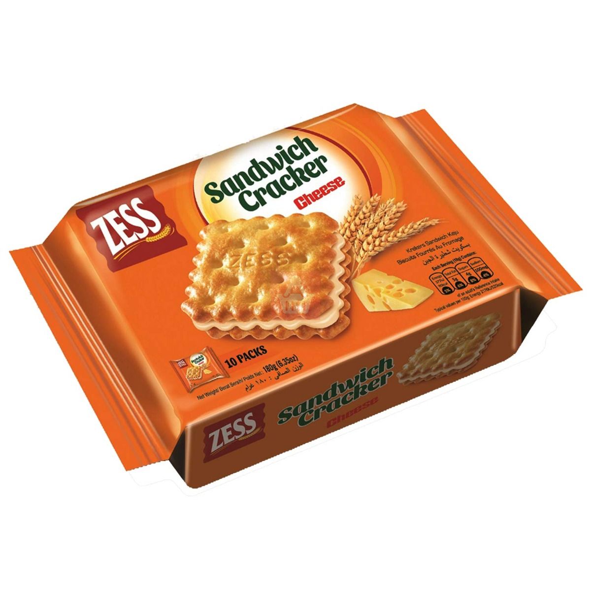 Zess Cheese Sandwich Cracker 180gm