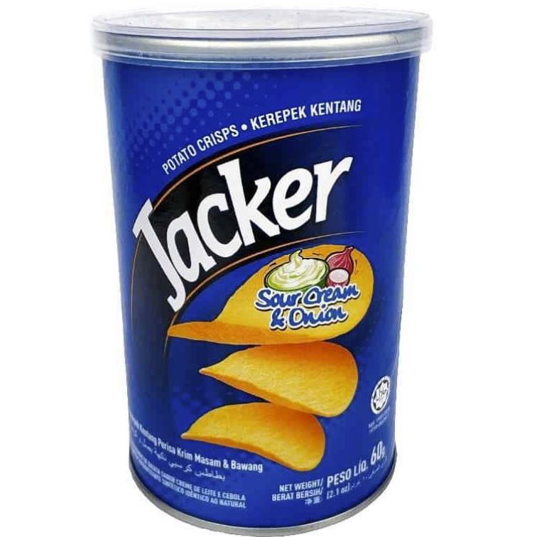 Jacker Potato Crisps (Sour Cream & Onion)60gm