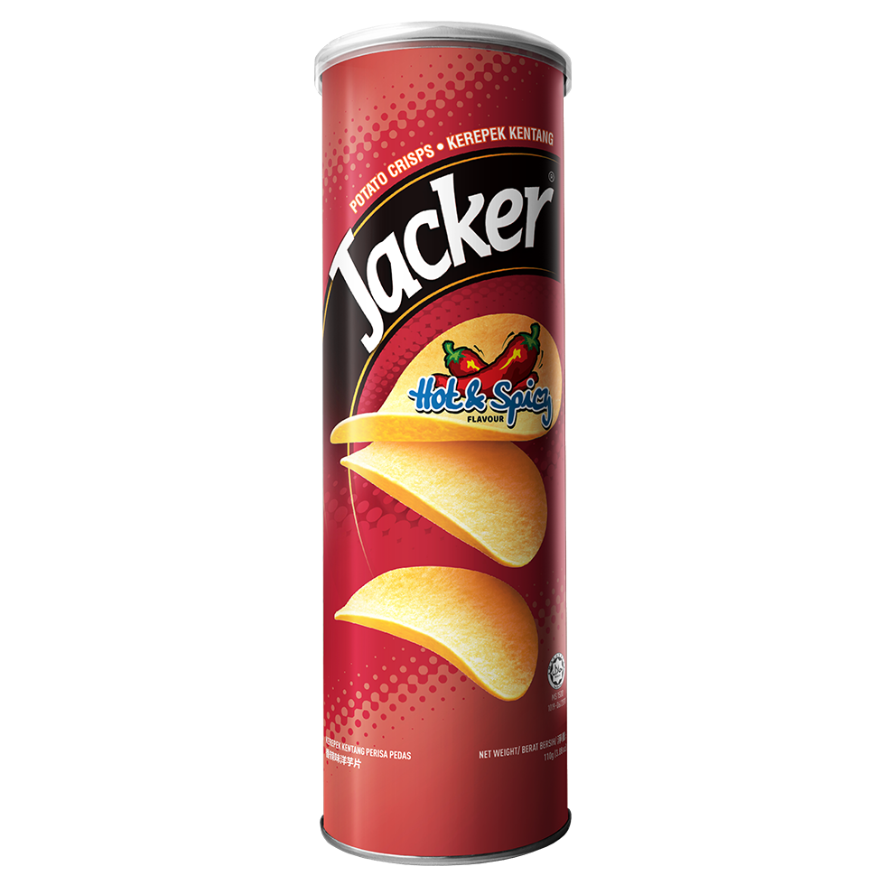 Jacker Potato Crisps (Hot & Spicy)100gm