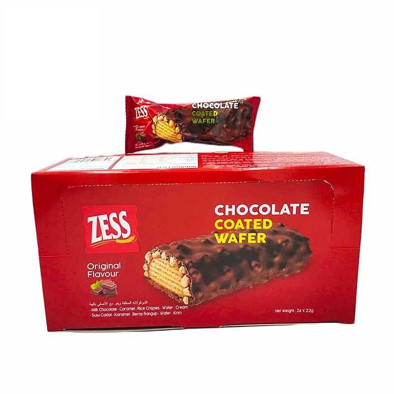 Zess Chocolate Coated Original Wafer 22gm * 24