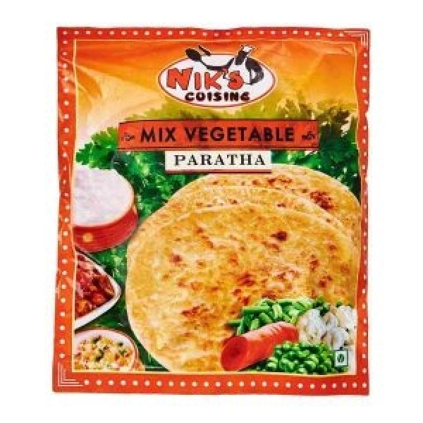 Mix Vegetable Paratha (400gm) 4 paratha's