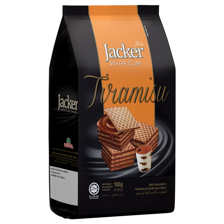 Jacker Tiramisu Wafer Cube 100gm