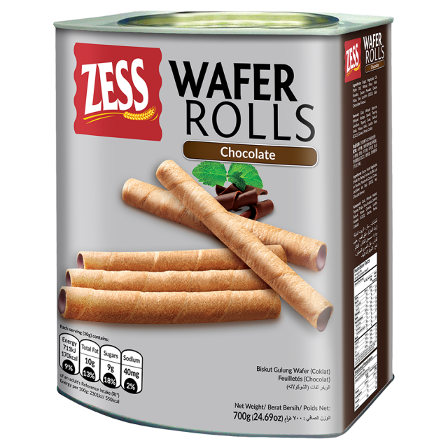 Zess Chocolate Wafer Rolls 700gm