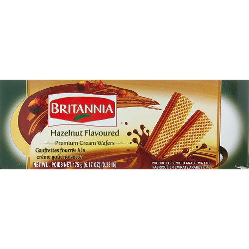 Britannia Hazelnut Cream Wafer 175gm