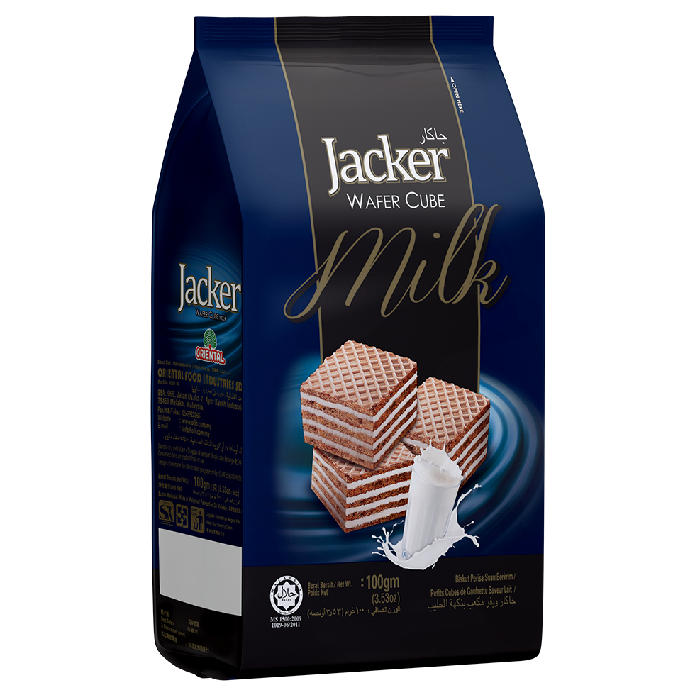 Jacker Milk Wafer Cube 100gm