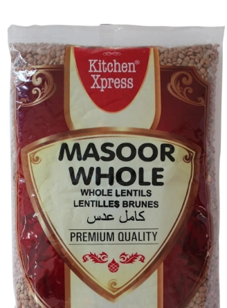 Kitchen Xpress Masoor Whole (500gm)