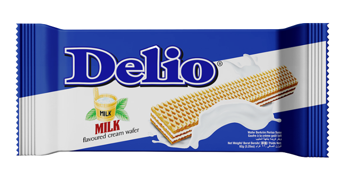 Delio Milk Cream Wafer 92gm * 24