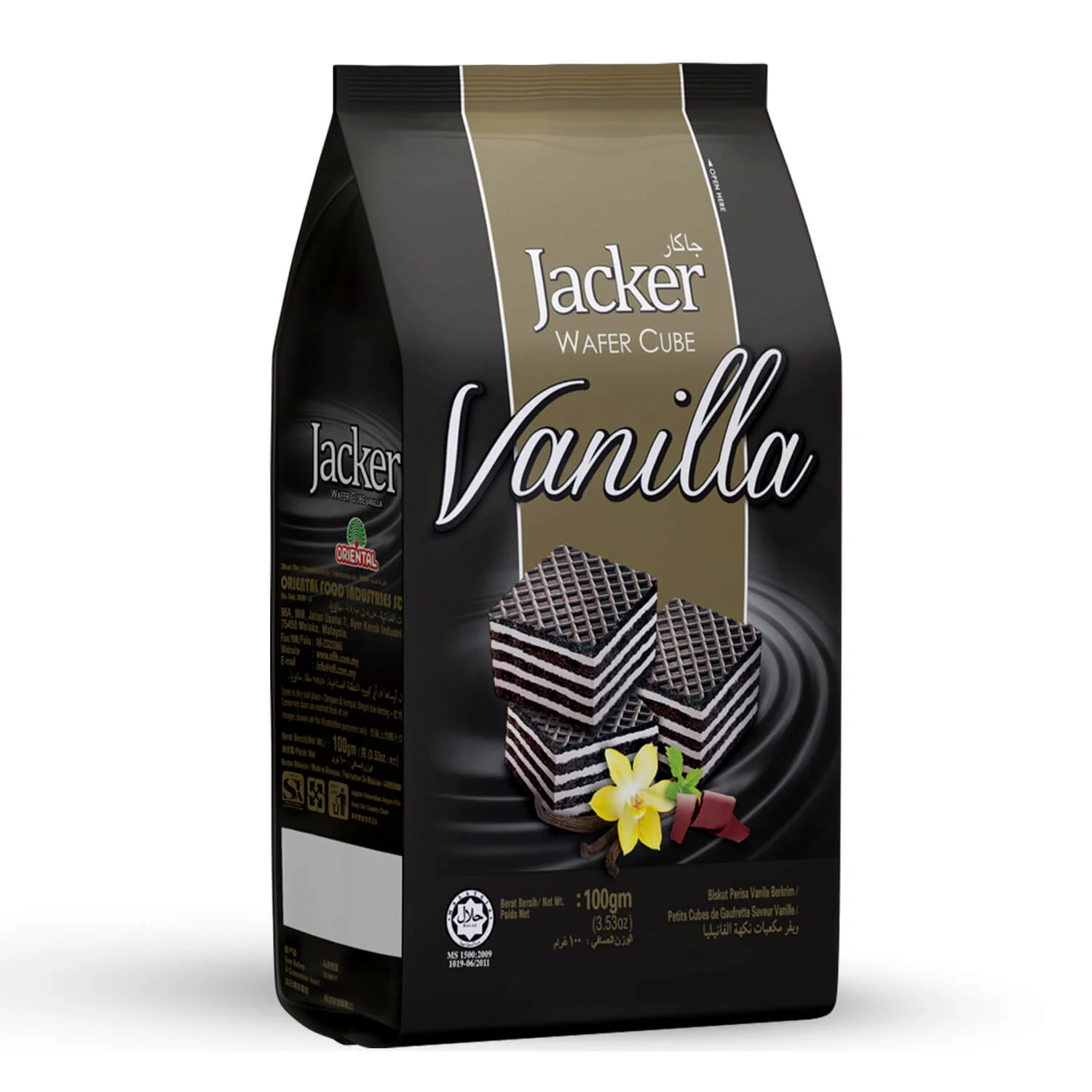 Jacker Vanilla Wafer Cube 100gm