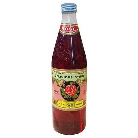 T. G. Kiat Rose Syrup (750ml)