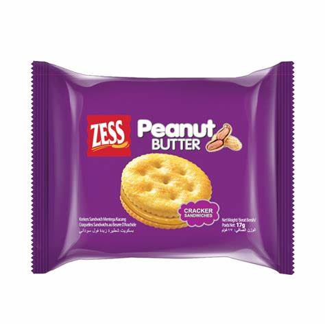 Zess Peanut Butter Cracker sandwiches 17gm