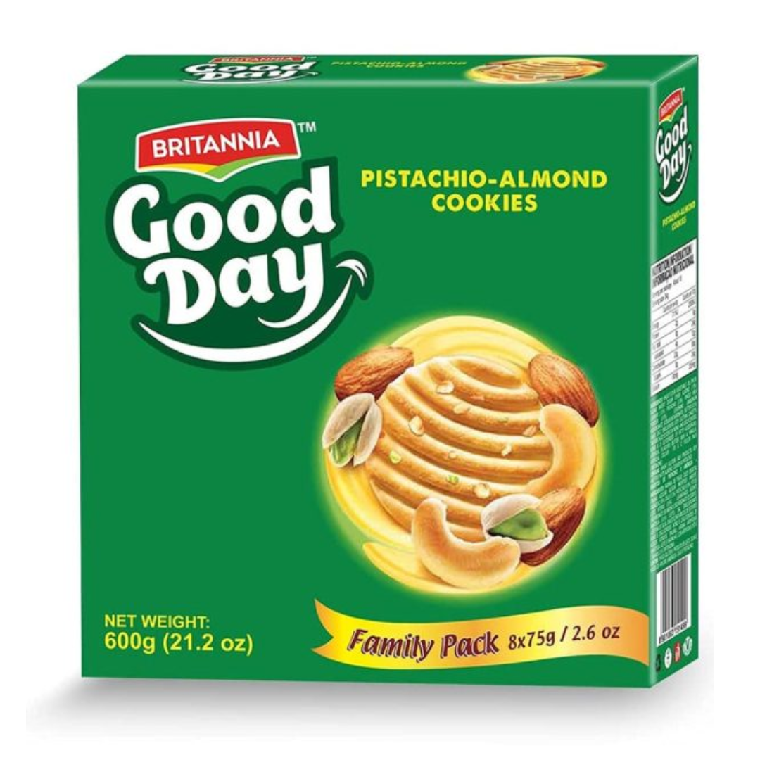 Britannia Good Day Pista Badam Biscuits 600gm