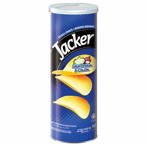 Jacker Potato Crisps (Sour Cream & Onion)150gm