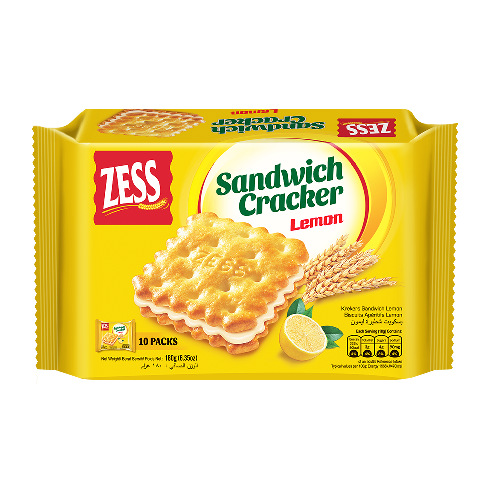 Zess Lemon Sandwich Cracker 90gm